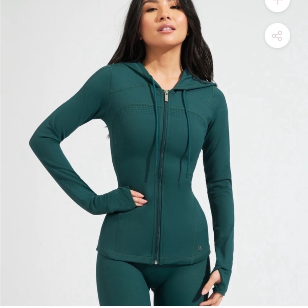 Buffbunny Green Zip Jacket